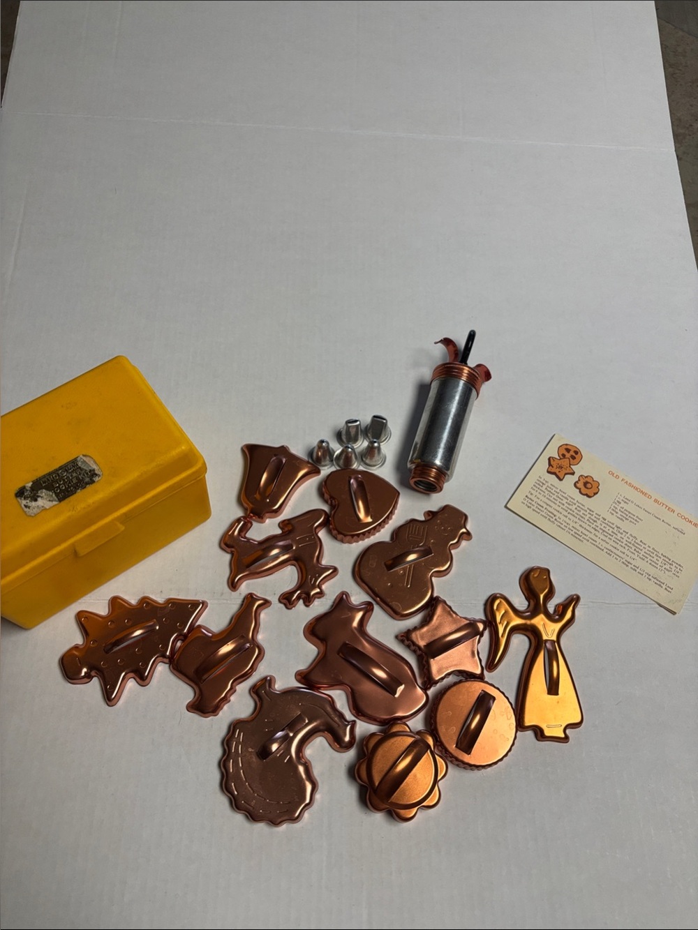 Copper-Tone Holiday Cookie Cutters Set - Assorted Shapes
